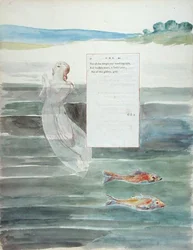 Ode op de Dood van een Favoriete Kat, uit De Gedichten van Thomas Gray, gepubliceerd 1797-98